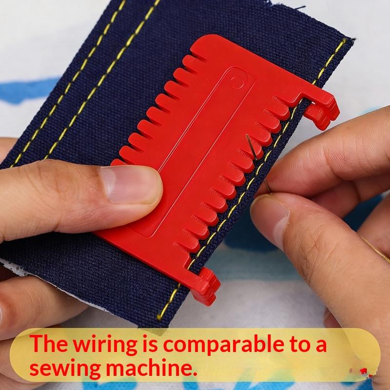 Embroidery Workshop - Sewing Guide Template for Straight Stitching