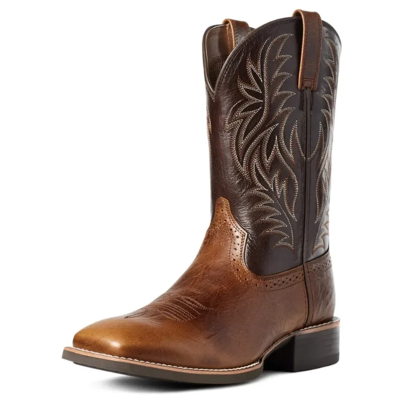 Embroidery Stitches - Men High Boots Embroidery Retro Handmade