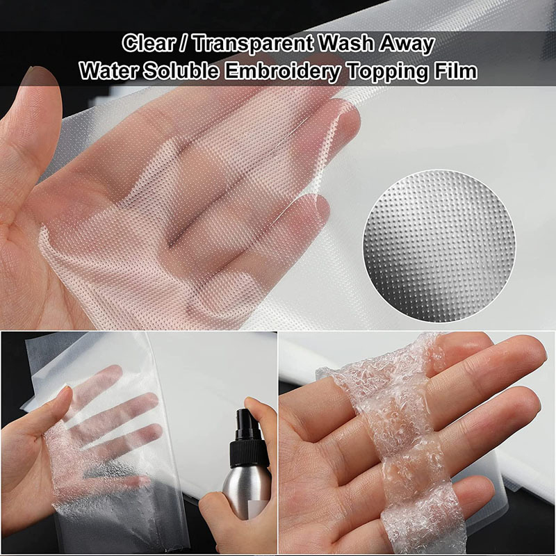 Water Soluble Stabilizer - PVA Water Soluble Film Embroidery Stabilizer