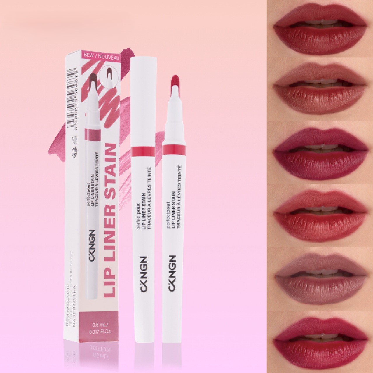 Transfer Pen Ink - Precise Tip 2-in-1 Lip Liner &