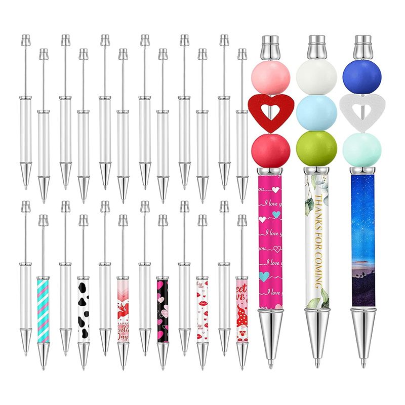 Transfer Pen Ink - Sublimation Beaded Ballpoint Pens Metallic Black