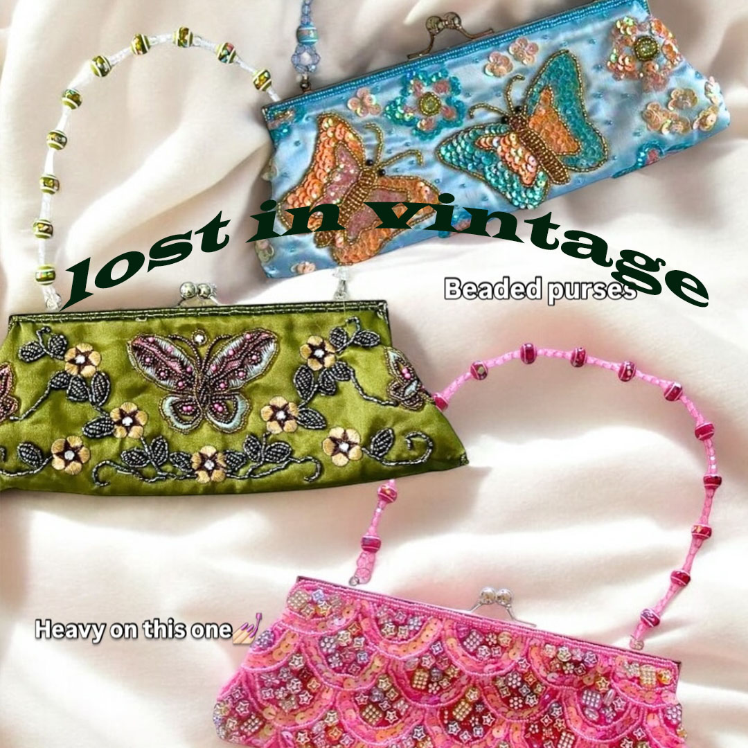 Embroidery Kiss - Lost in Vintage Hand-embroidered Glitter Beading