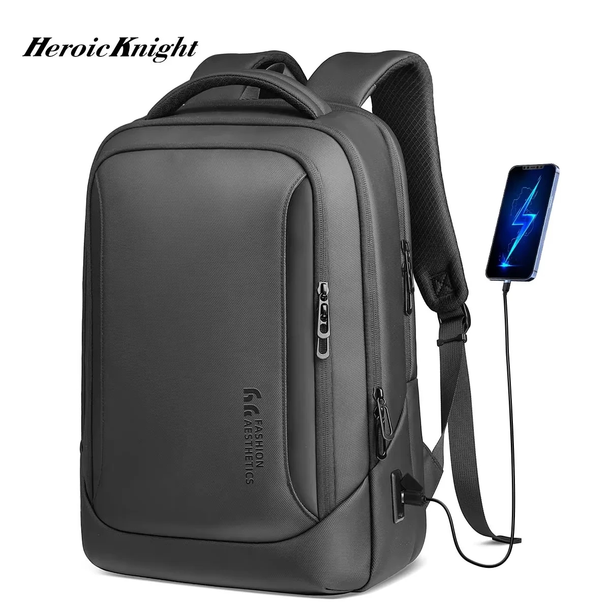 Embroidery Workshop - Heroic Knight Multifunctional Men's Backpack 15.6