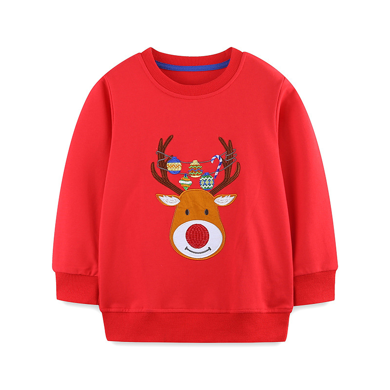 Embroidery Xmas Designs - Christmas Sweatshirts for Kids Boy Girl