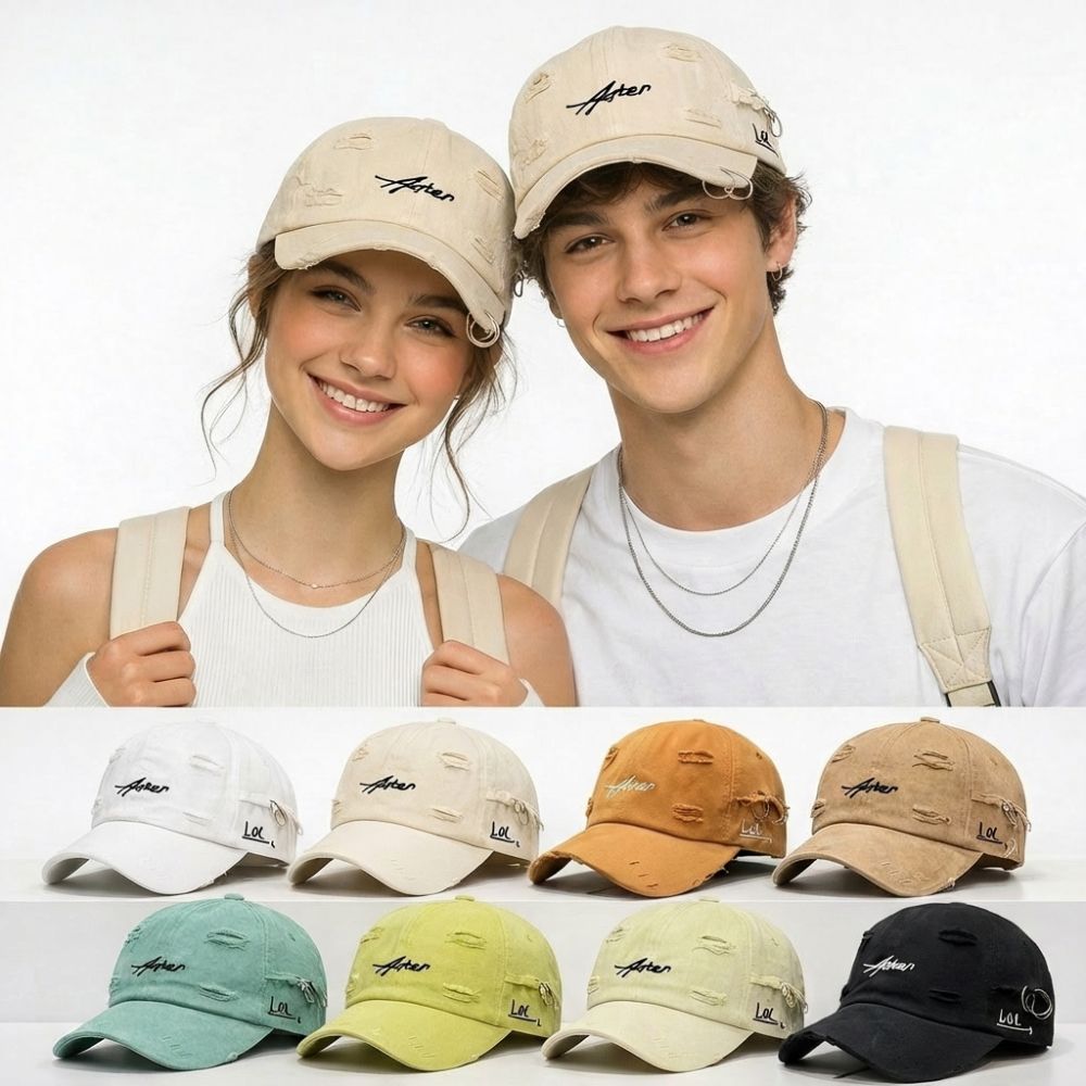Embroidery Ring Sizes - Casual Unisex Baseball Cap Asher Embroidery