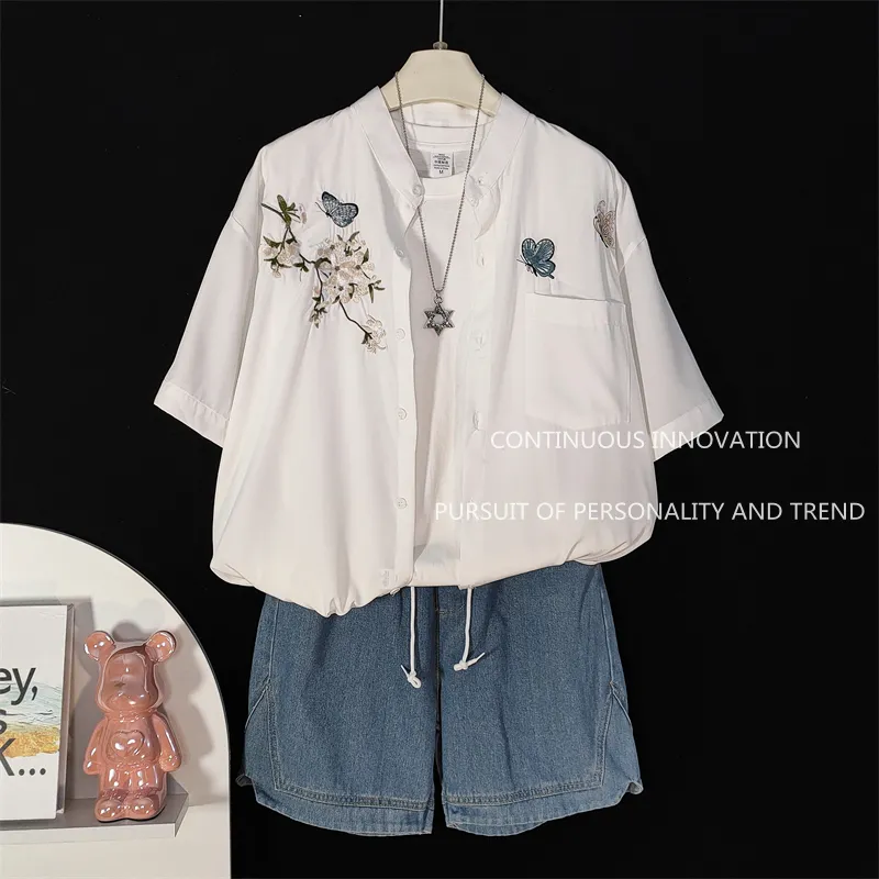 Embroidery Style - Men's 3 Piece Set Chinese Style