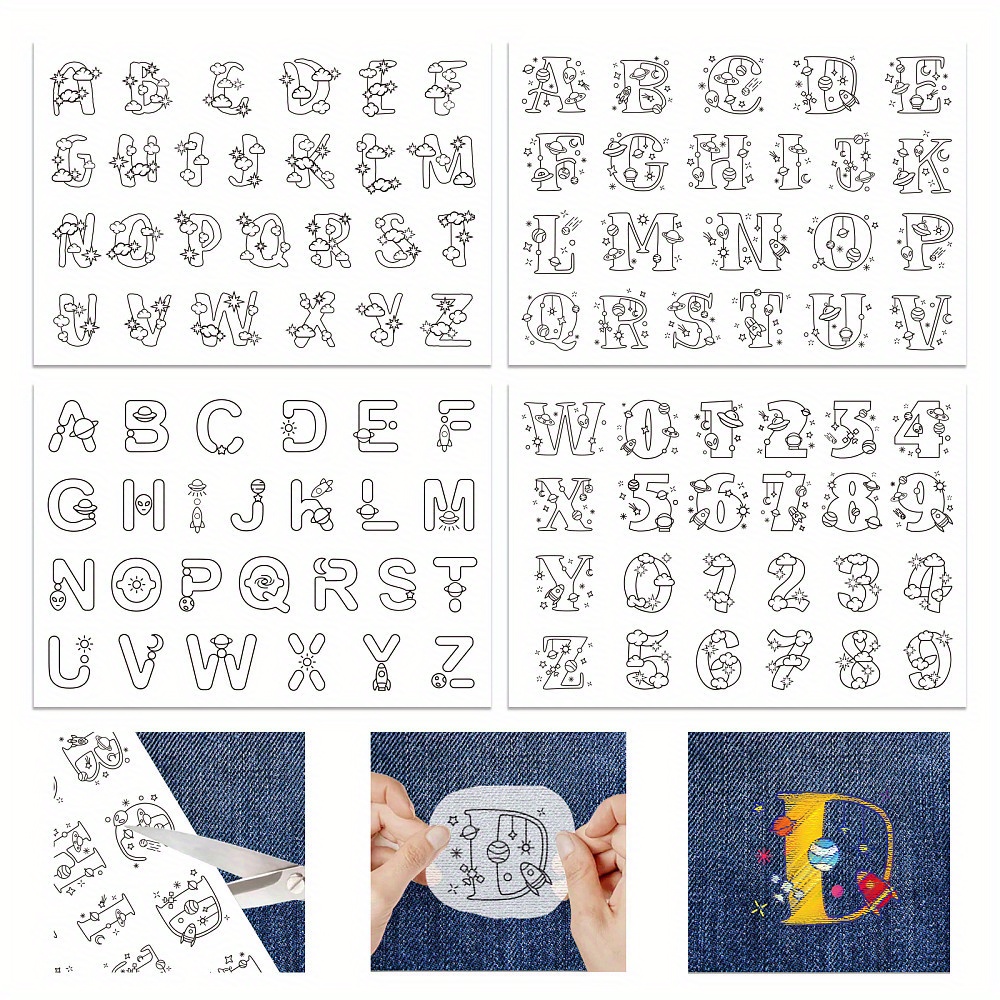 Water Soluble Stabilizer - 4-Sheet Water-Soluble Embroidery Stabilizer - 92