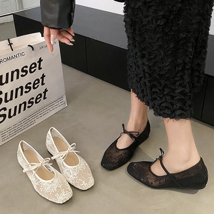 Women's Gentle Ballet Flat Sho - Embroidery Shoes 评论和价格
