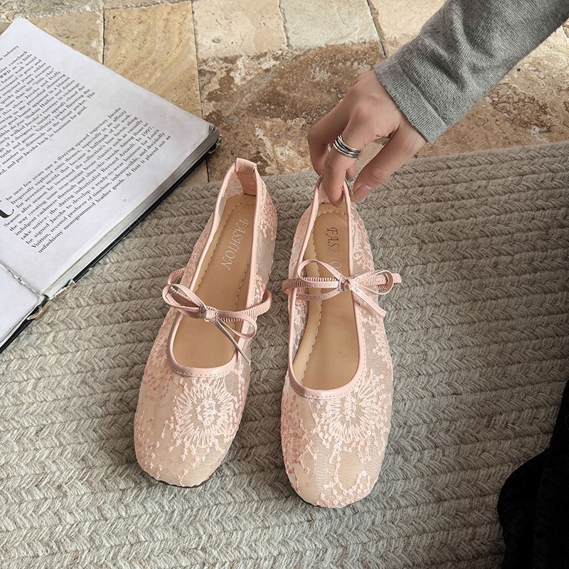 Women's Gentle Ballet Flat Sho - Embroidery Shoes 评论和价格
