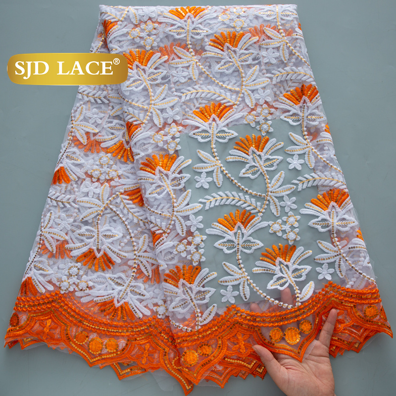 SJD LACE French Nigerian Mesh  - Embroidery Web 评论和价格