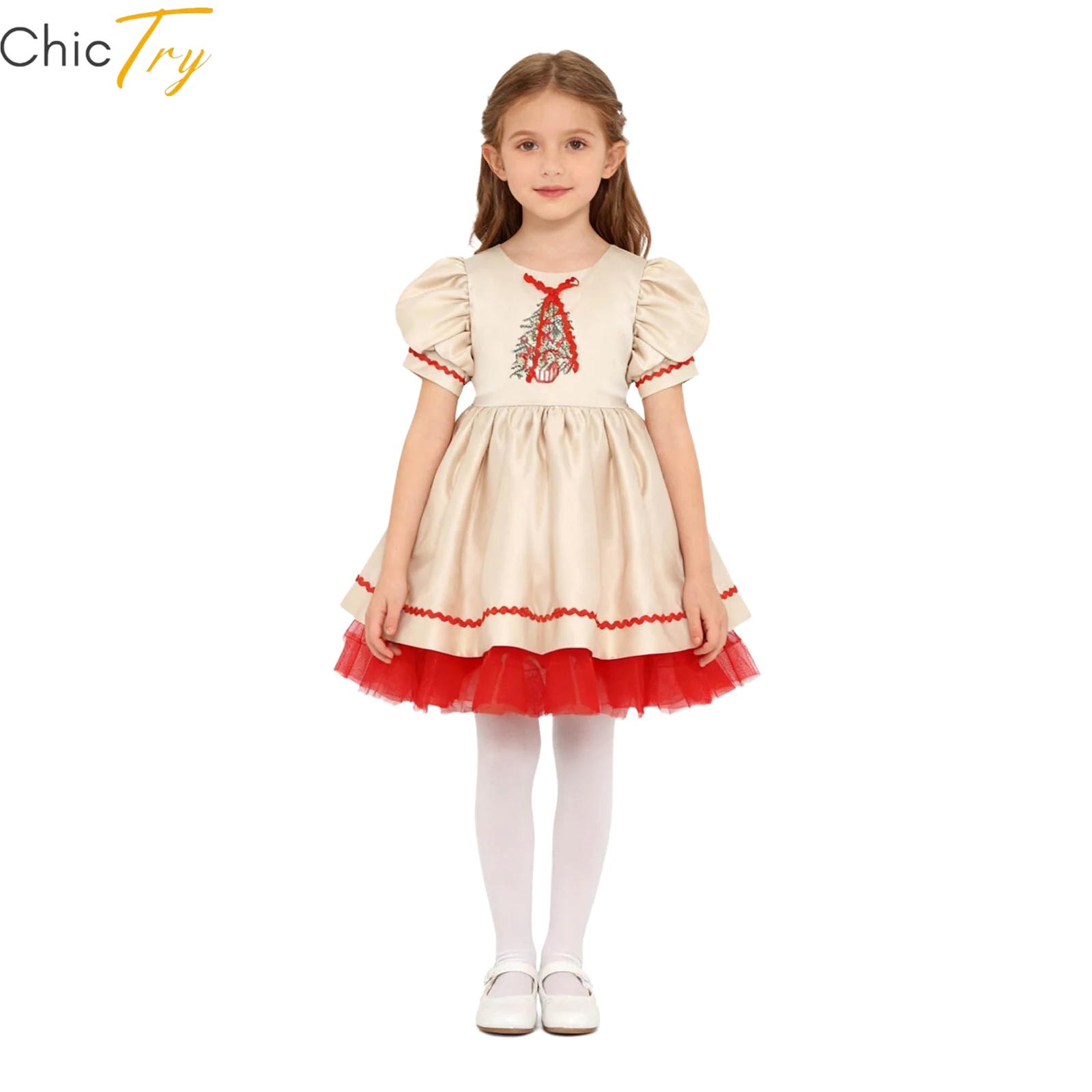 Kids Girls Christmas Dress Emb - Embroidery Xmas Designs 评论和价格