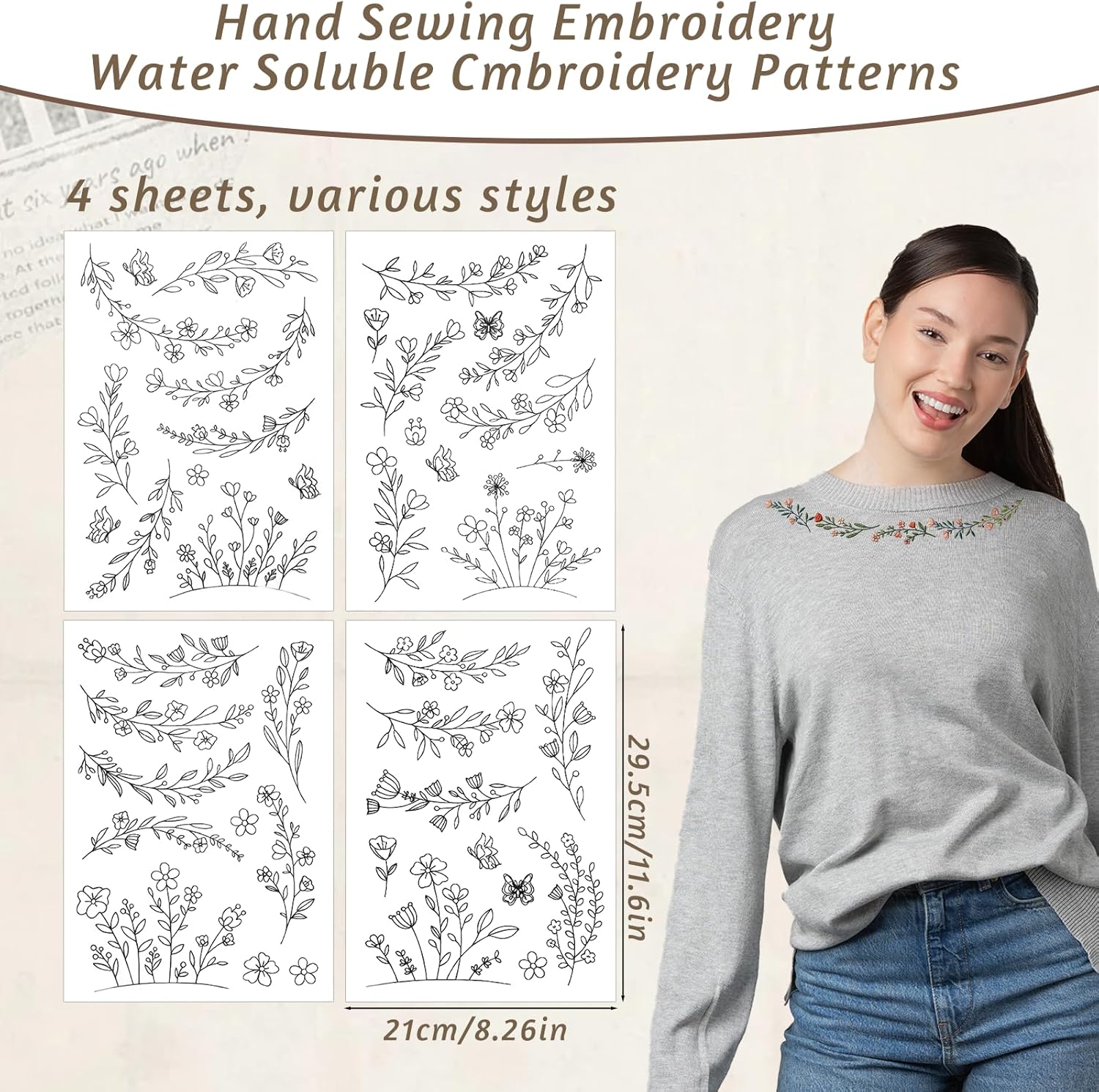 Stick & Stitch Water Soluble E - Embroidery Web 评论和价格