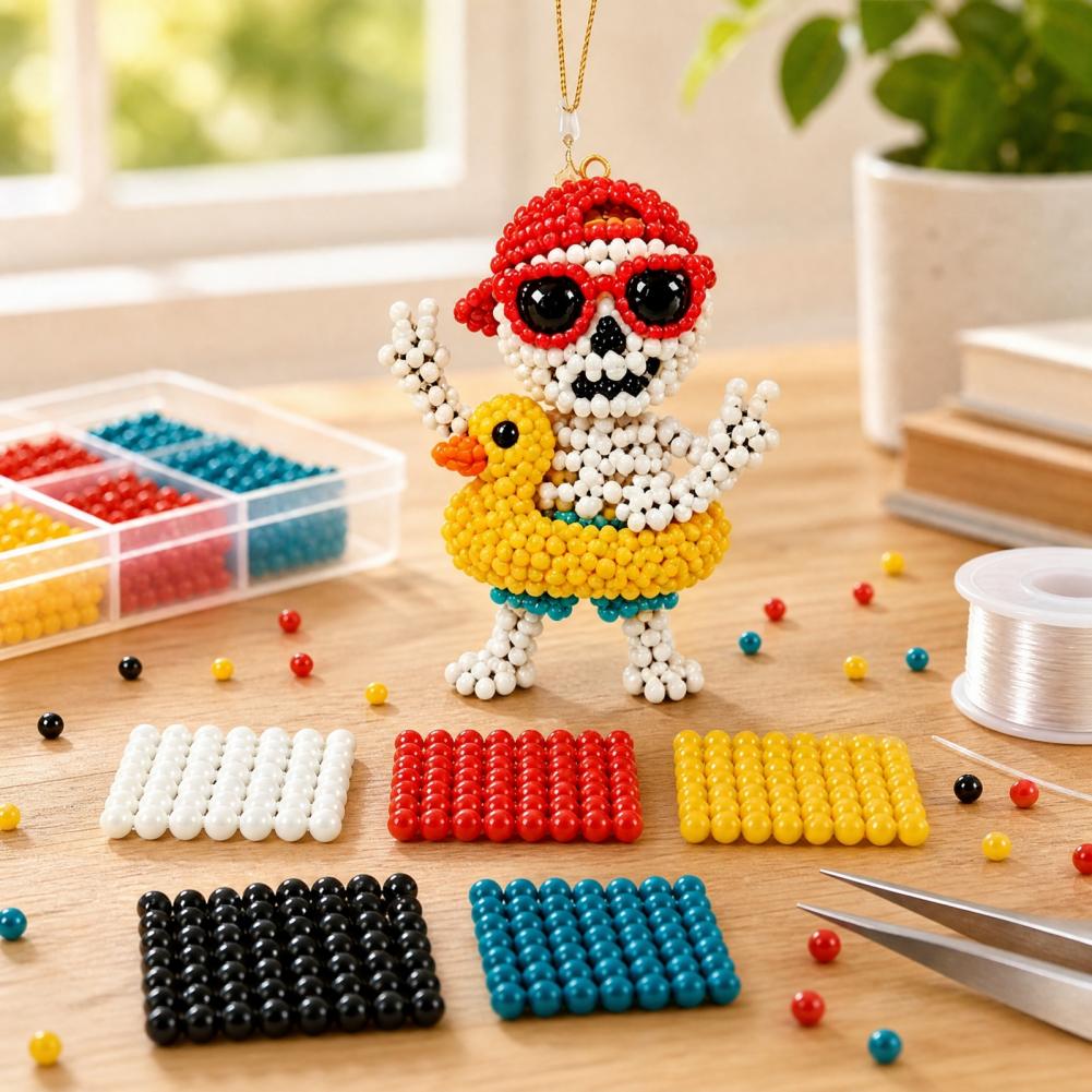 Relaxing Weekend Hobby 3d Bead - Embroidery For Beginners 评论和价格