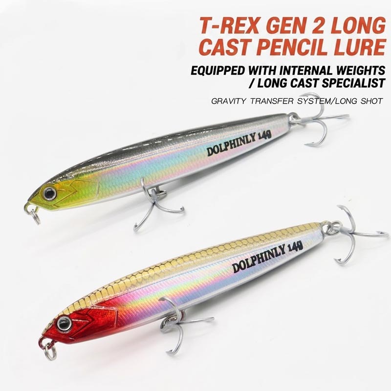 Long Cast Sinking Pencil Lures - Transfer Pen Ink 评论和价格