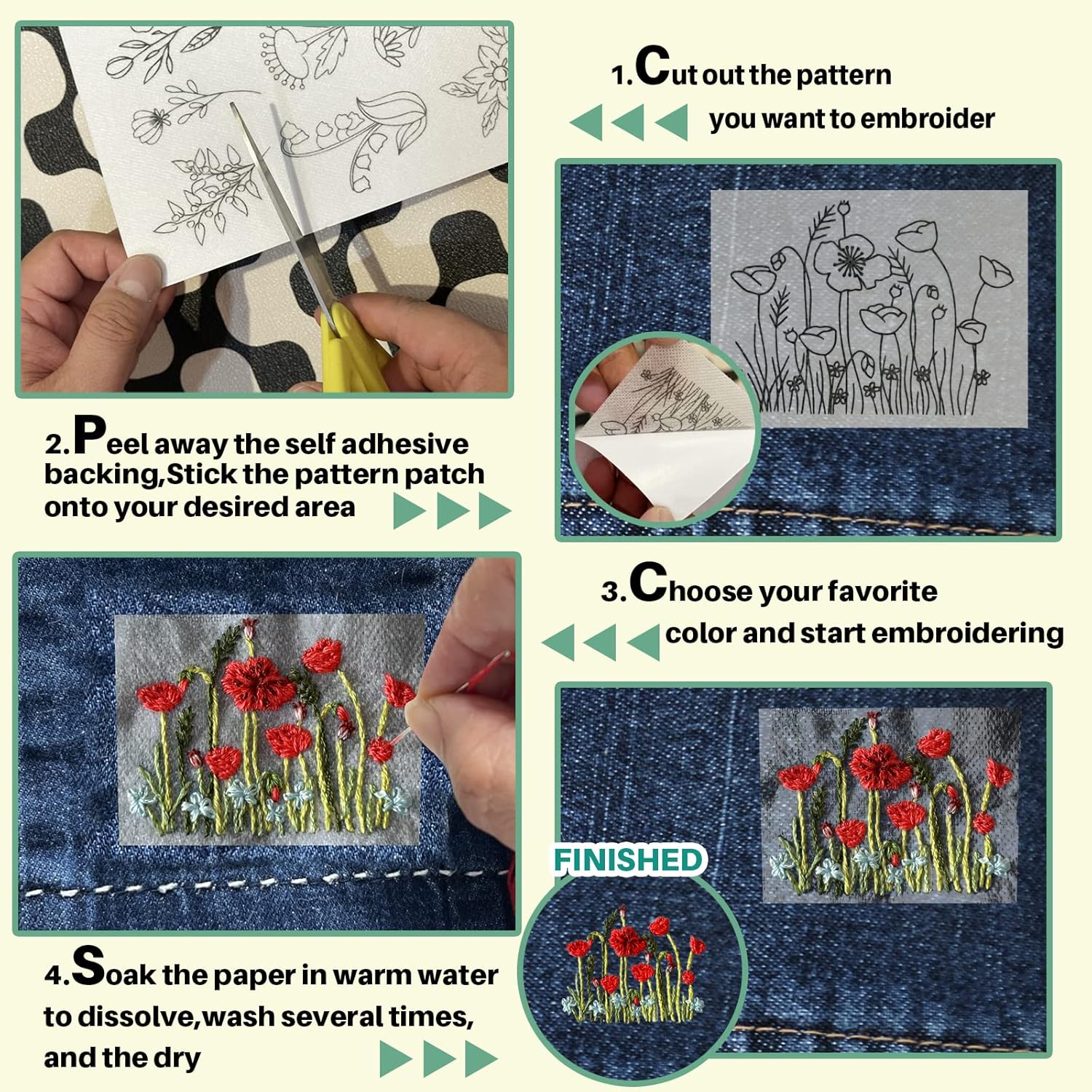 Water Soluble Stabilizer Embro - Embroidery Web 评论和价格