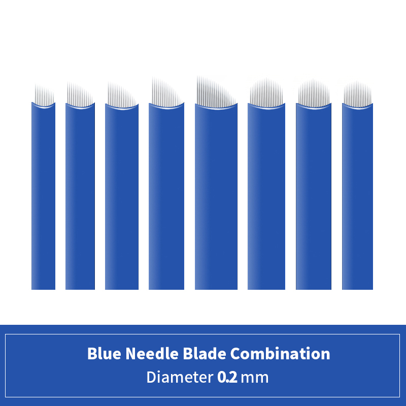 0.2mm 50/100PCS Blue Blades Ta - Embroidery Eyebrow 评论和价格