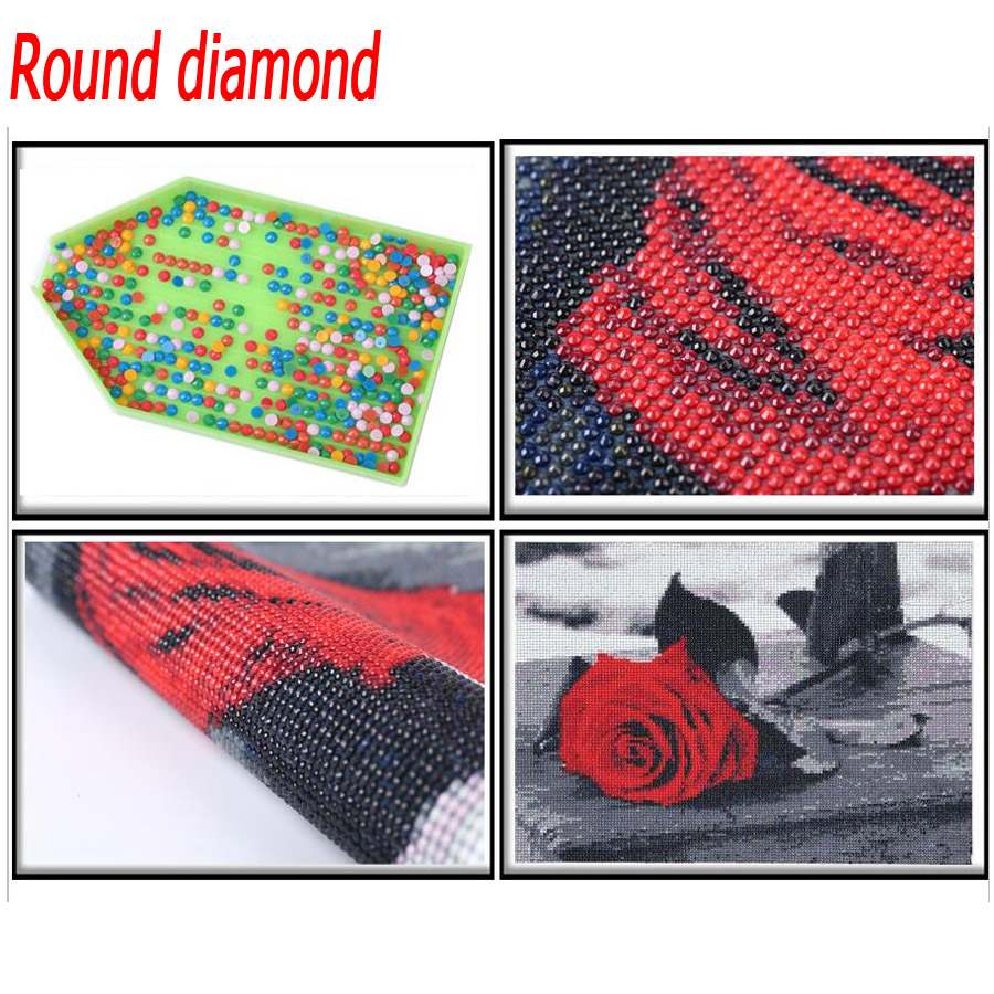 5D Diy Diamond Painting Couple - Embroidery Kiss 评论和价格