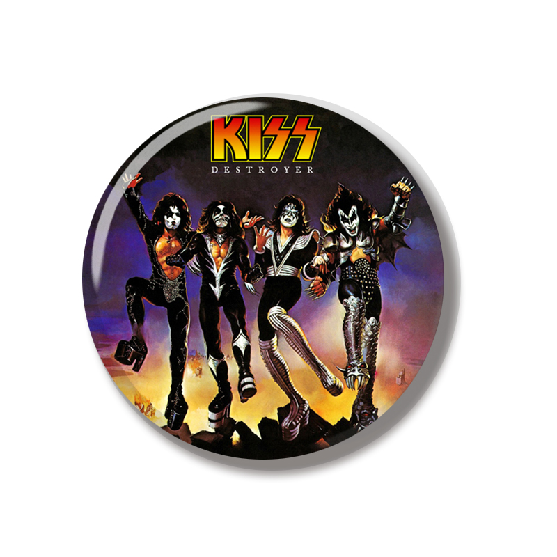 44MM Rock Band Kiss Album CD P - Embroidery Kiss 评论和价格