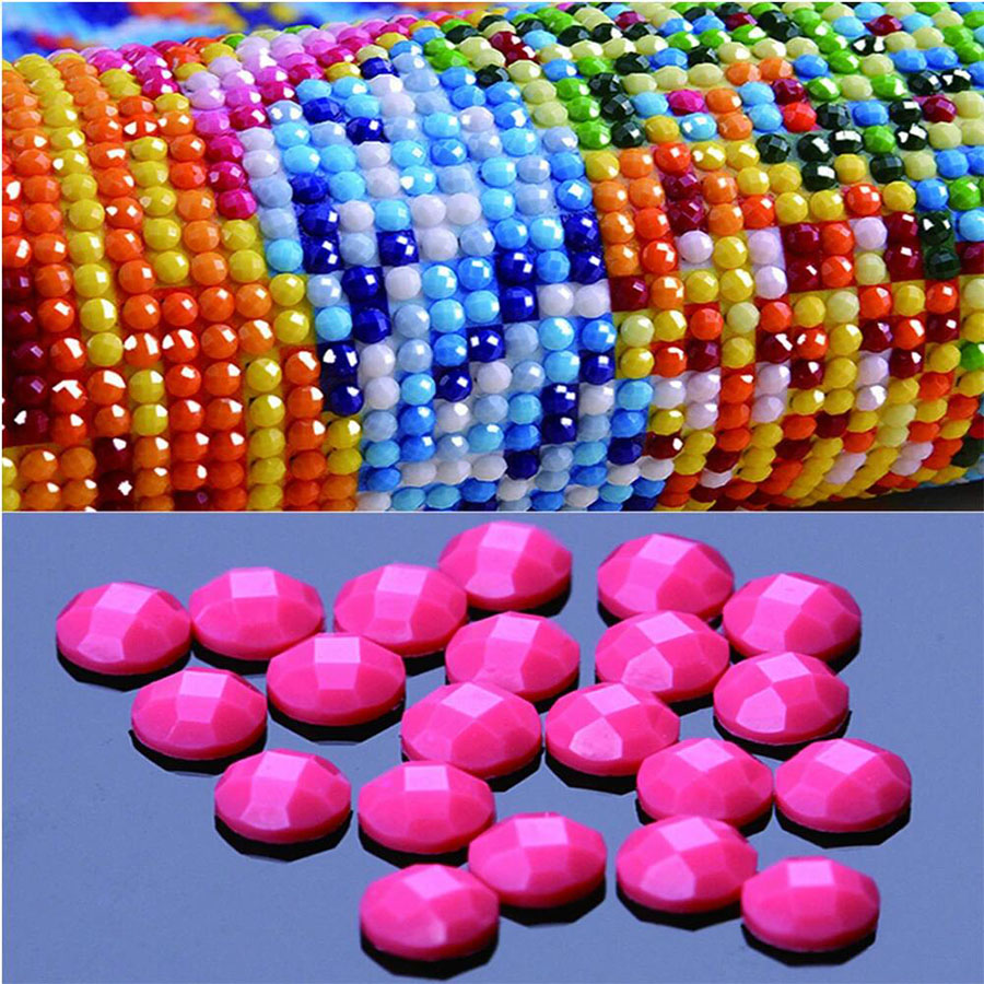 5D Diy Full Square Round Diamo - Embroidery Roll Pattern 评论和价格