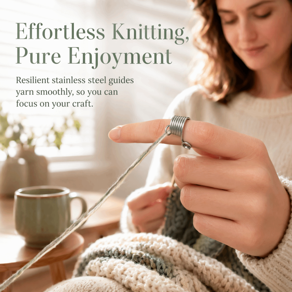 20Pcs Stainless Steel Knitting - Embroidery Ring Sizes 评论和价格