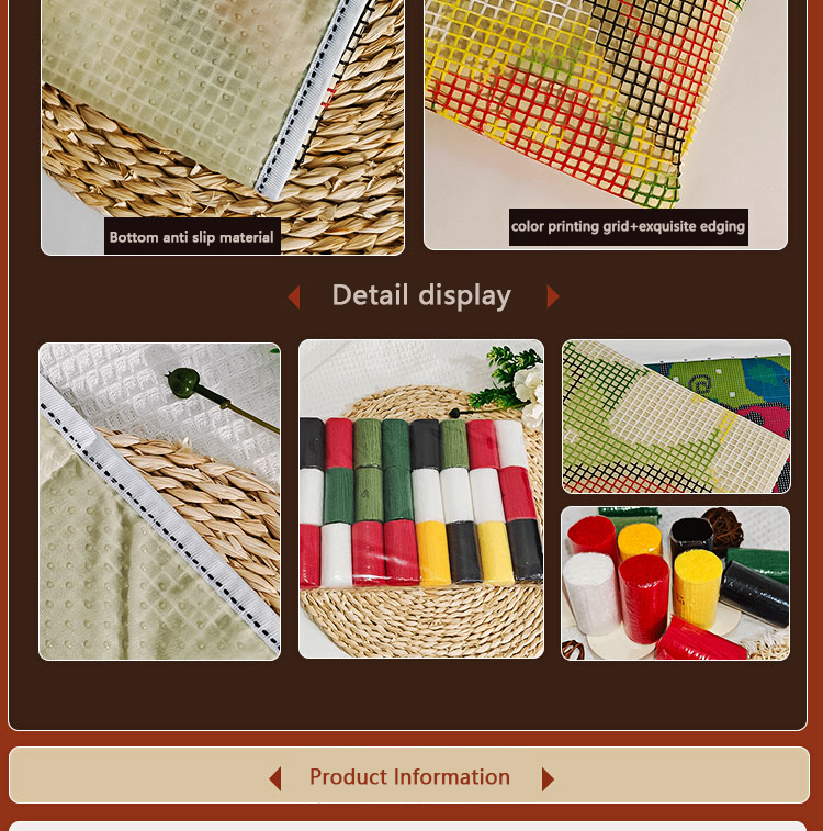 Bee latch hook kit rug canvas  - Embroidery Kiss 评论和价格