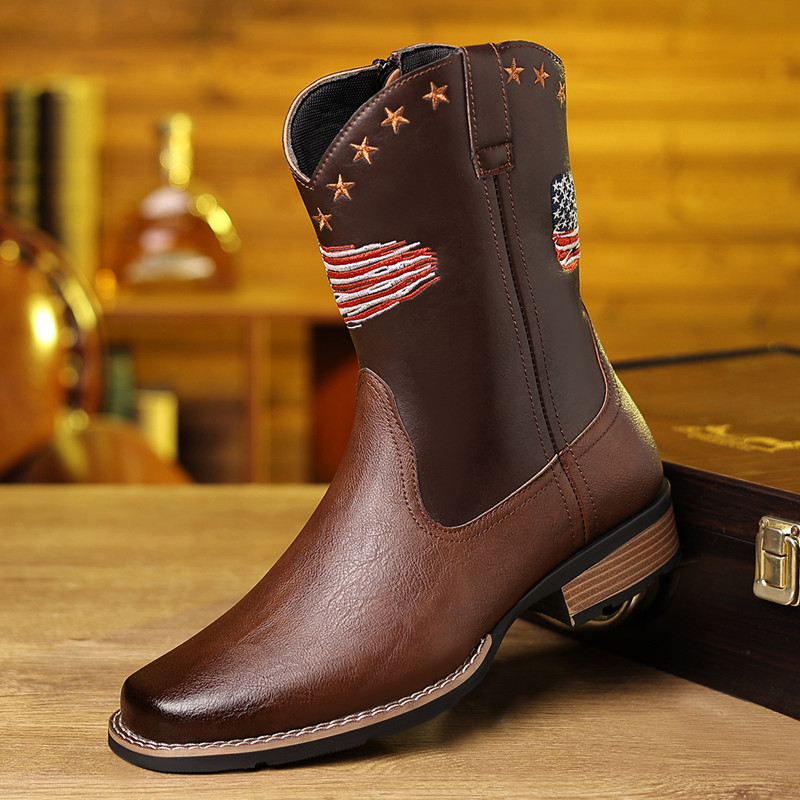 New Brand Men High Boots Embro - Embroidery Stitches 评论和价格