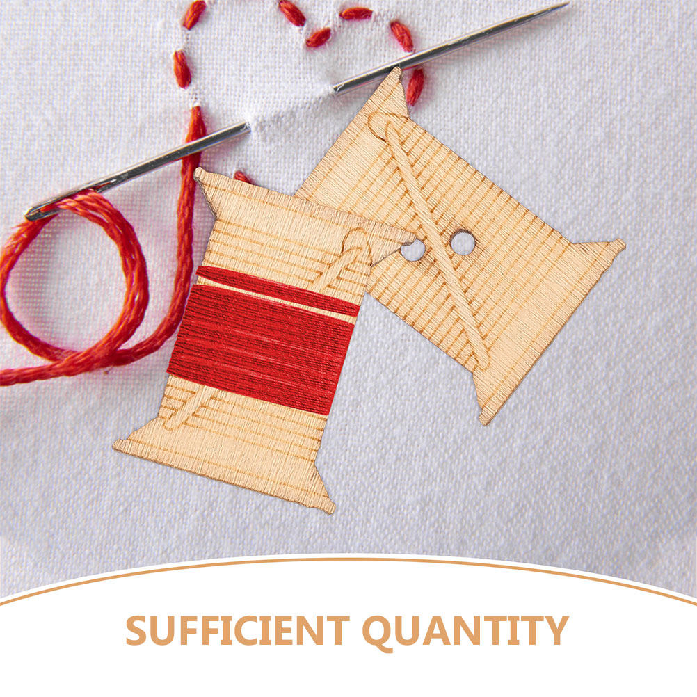 100Pcs Wooden Embroidery Floss - Embroidery Stitches 评论和价格