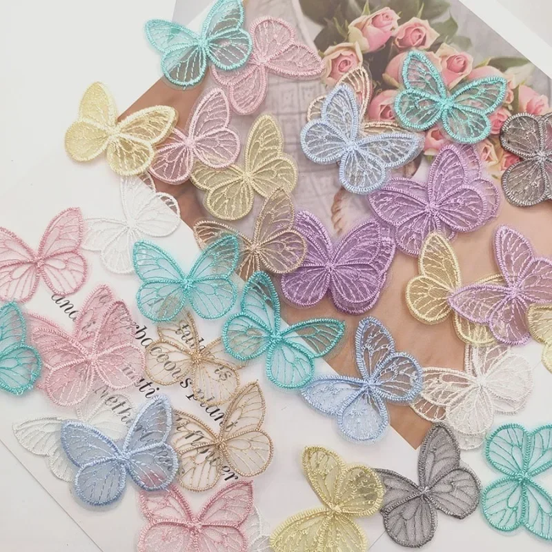 20Pcs/lot 4.5*3.5cm Embroidere - Embroidery Web 评论和价格
