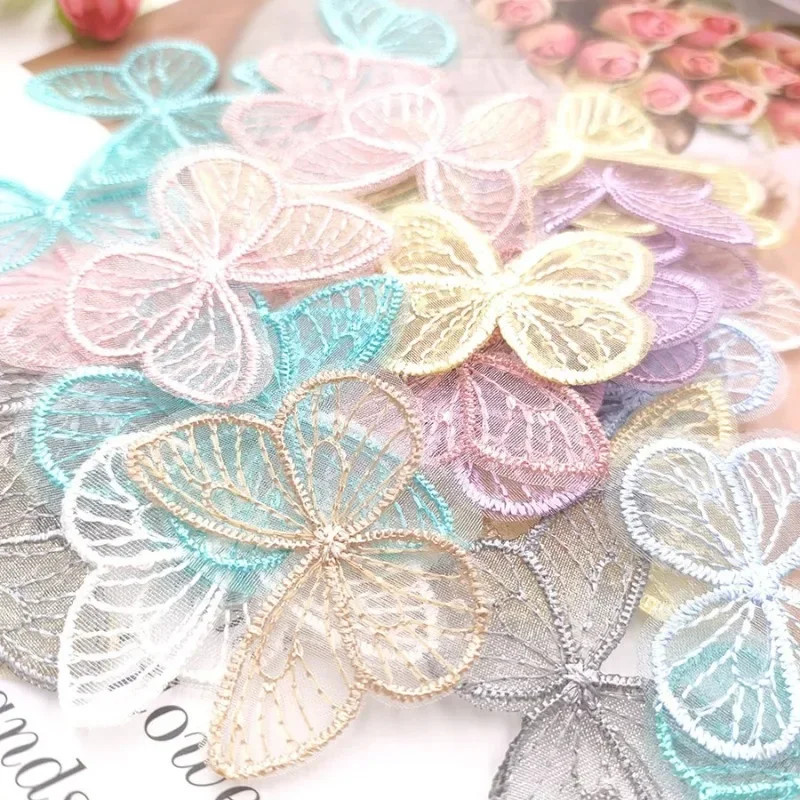 20Pcs/lot 4.5*3.5cm Embroidere - Embroidery Web 评论和价格
