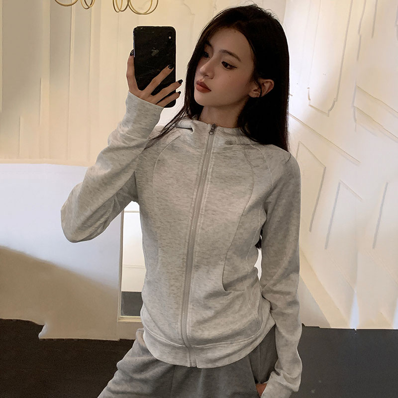 2026 Autumn New Hooded Sports  - Embroidery Zip Up Hoodie 评论和价格