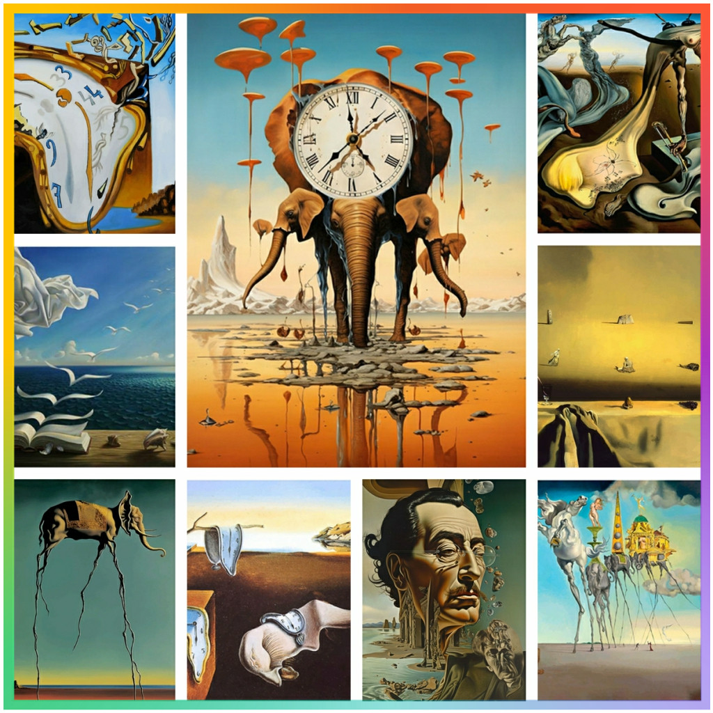 Surrealism Famous Artwork By S - Embroidery Roll Pattern 评论和价格