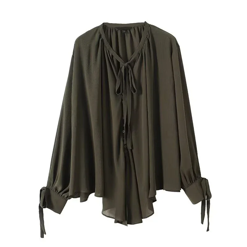 2025 French Style Women's Shir - Embroidery Style 评论和价格