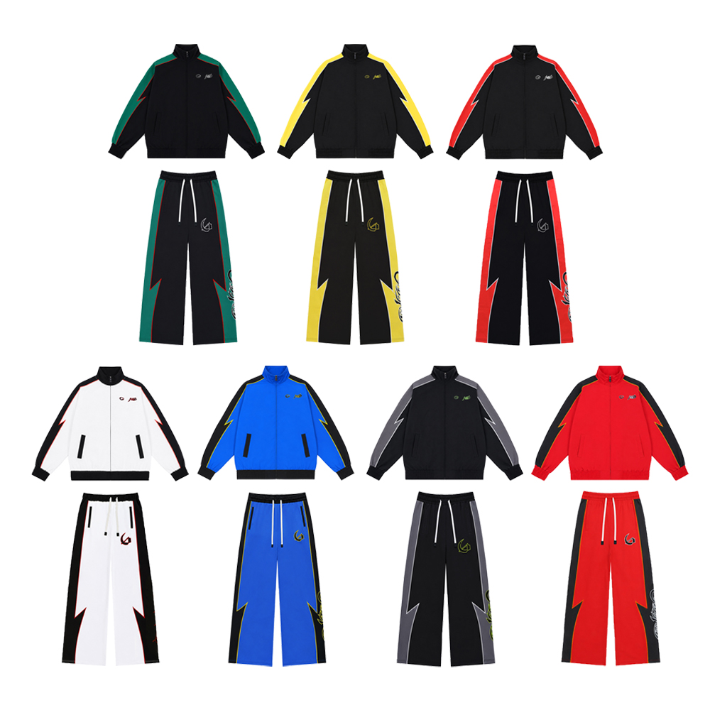 Y2k Streetwear Men's Sets Two  - Embroidery Style 评论和价格