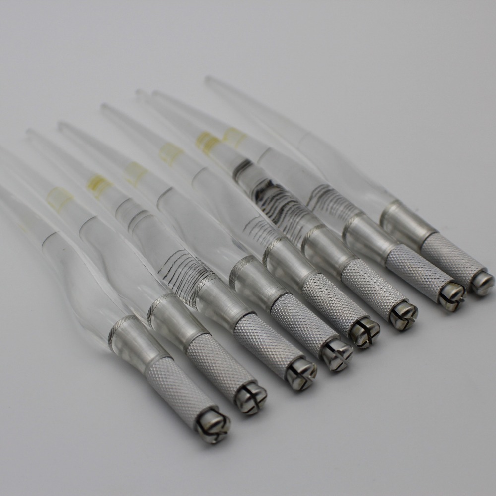 50 Pcs PCD Microblading Pen Ma - Embroidery Eyebrow 评论和价格