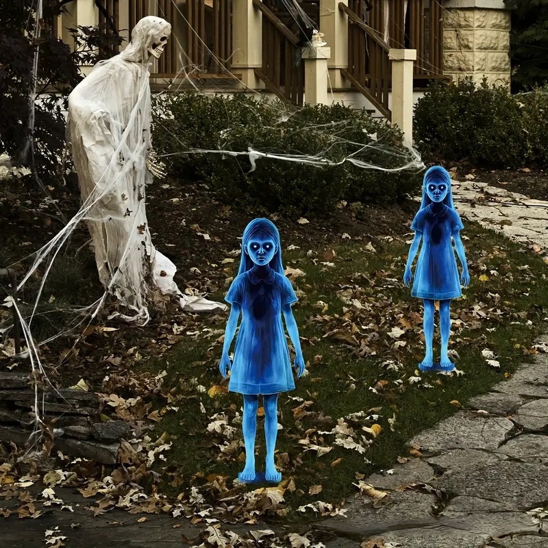 2pcs Halloween Twin Ghost Stak - Embroidery Garden 评论和价格