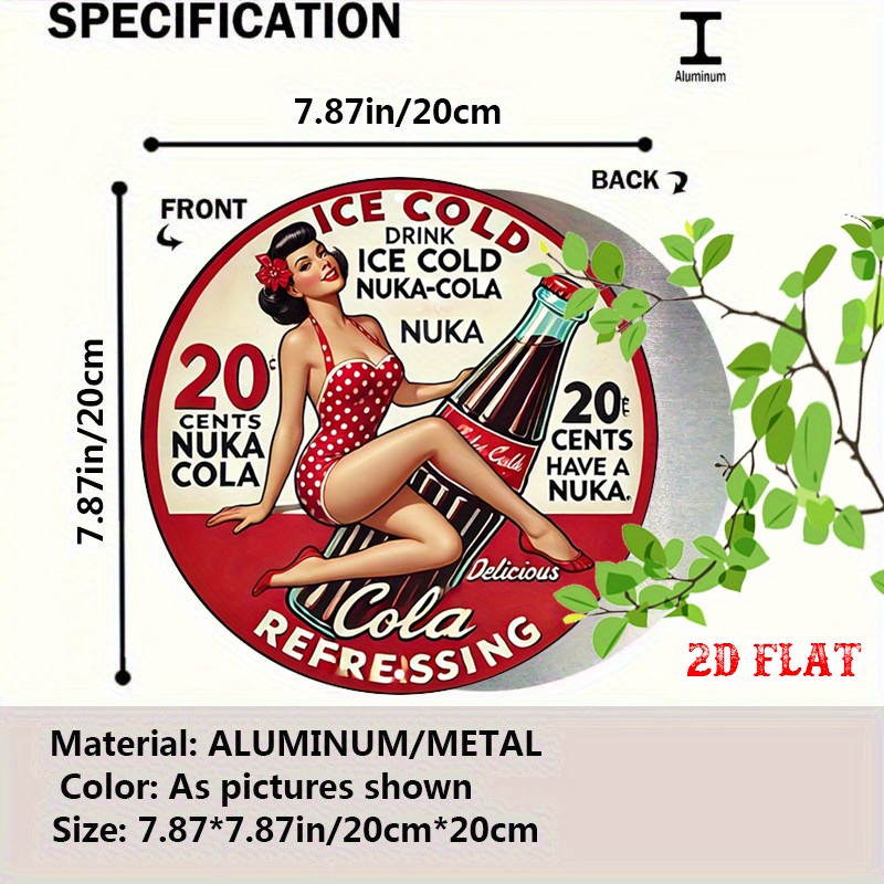 2D Flat, 1pc Retro Pin-Up 7.87 - Embroidery Water 评论和价格