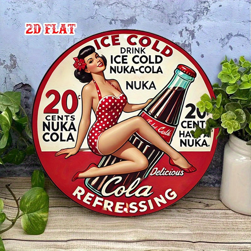 2D Flat, 1pc Retro Pin-Up 7.87 - Embroidery Water 评论和价格