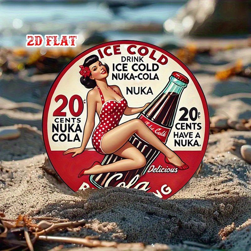 2D Flat, 1pc Retro Pin-Up 7.87 - Embroidery Water 评论和价格