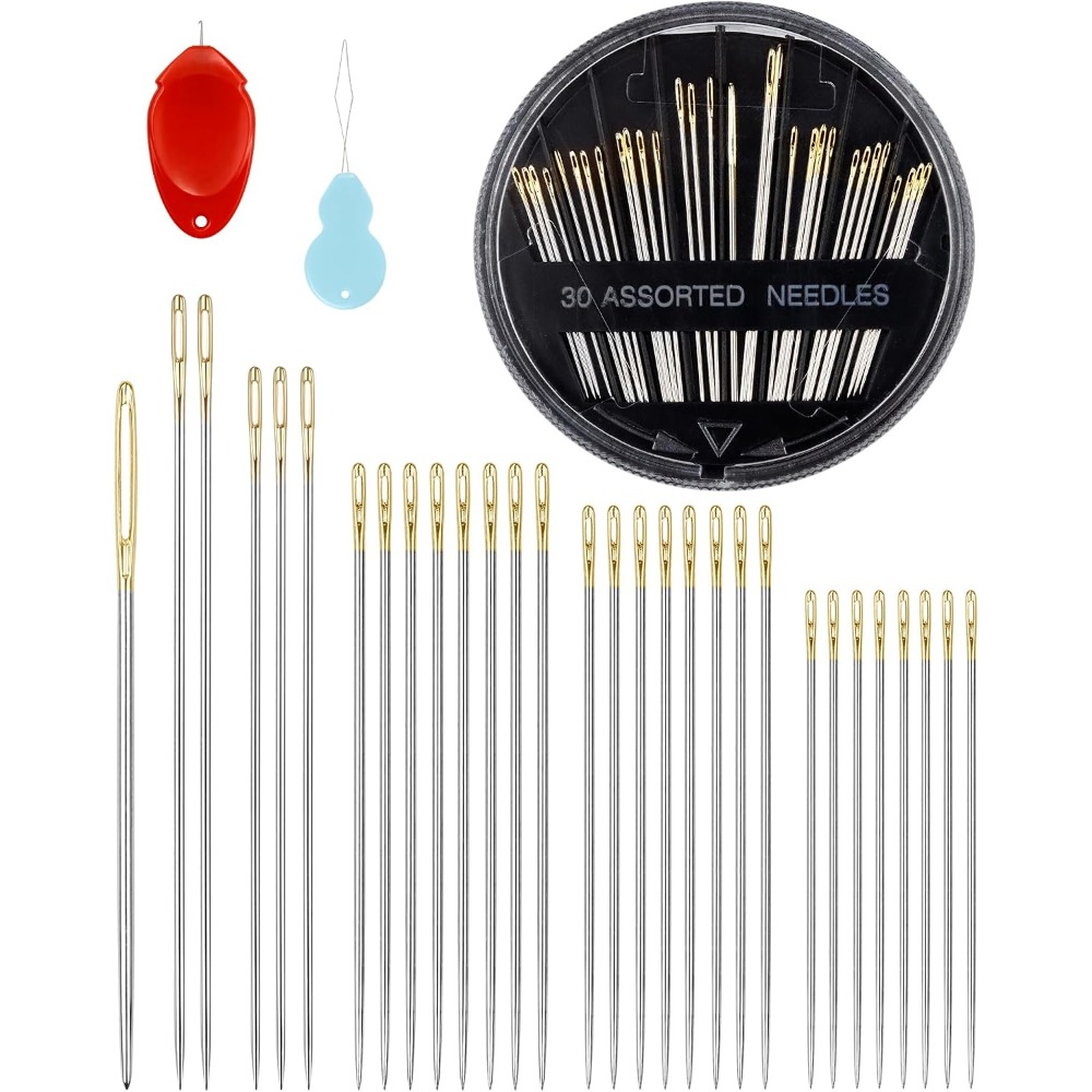 30-Count Steel Hand Sewing Nee - Embroidery Kit 评论和价格