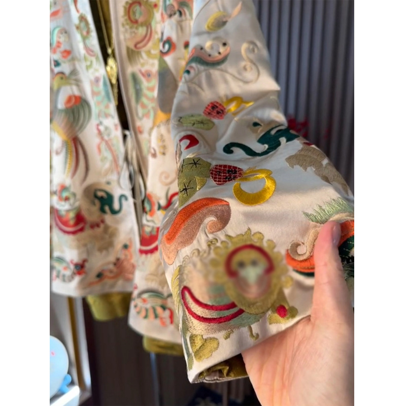 New Chinese Style Kimono Cardi - Embroidery Style 评论和价格