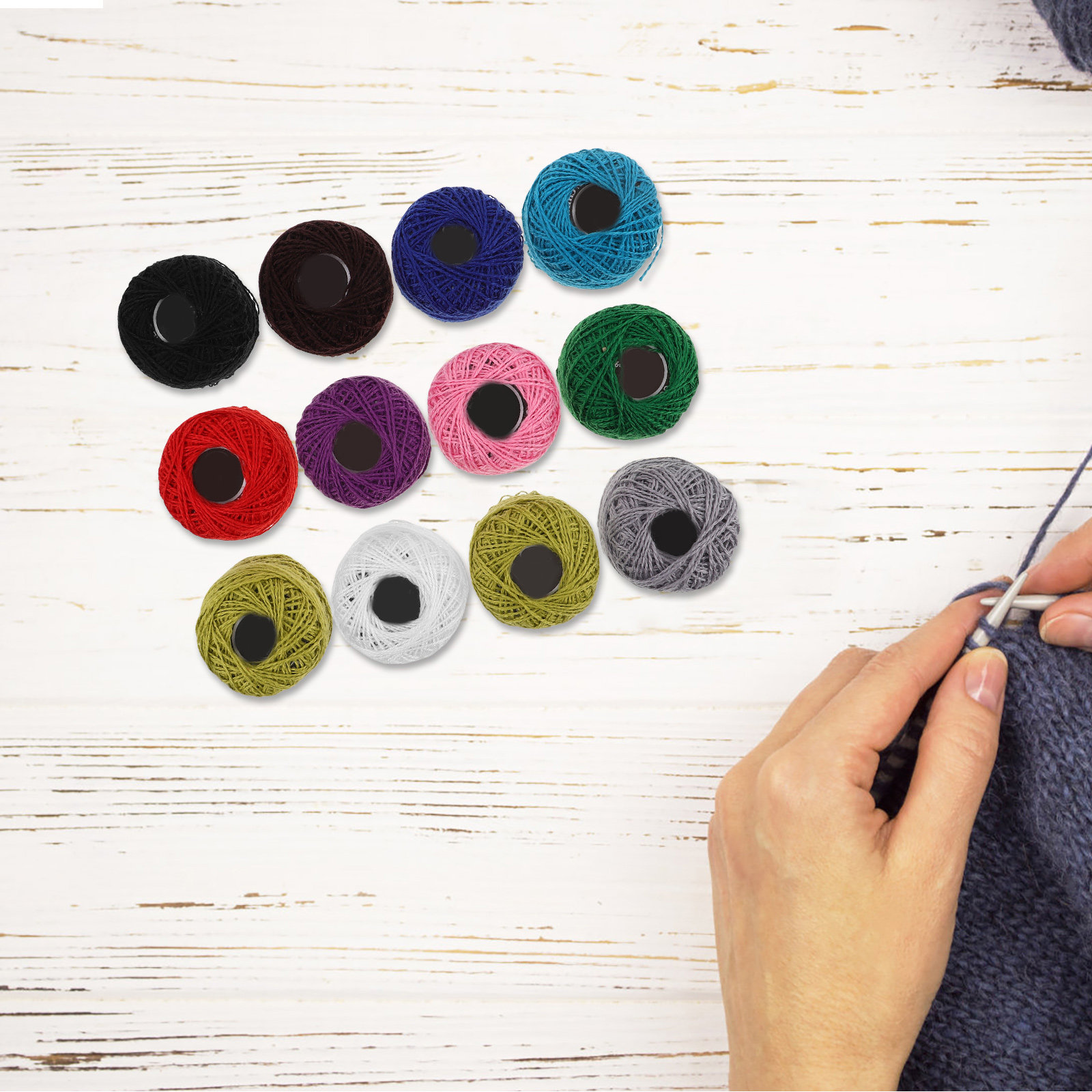 12Pcs Cotton Embroidery Floss  - Embroidery Kit 评论和价格