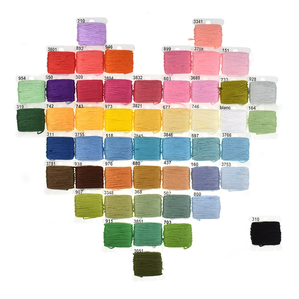50 Assorted Embroidery Kit wit - Embroidery Kit 评论和价格