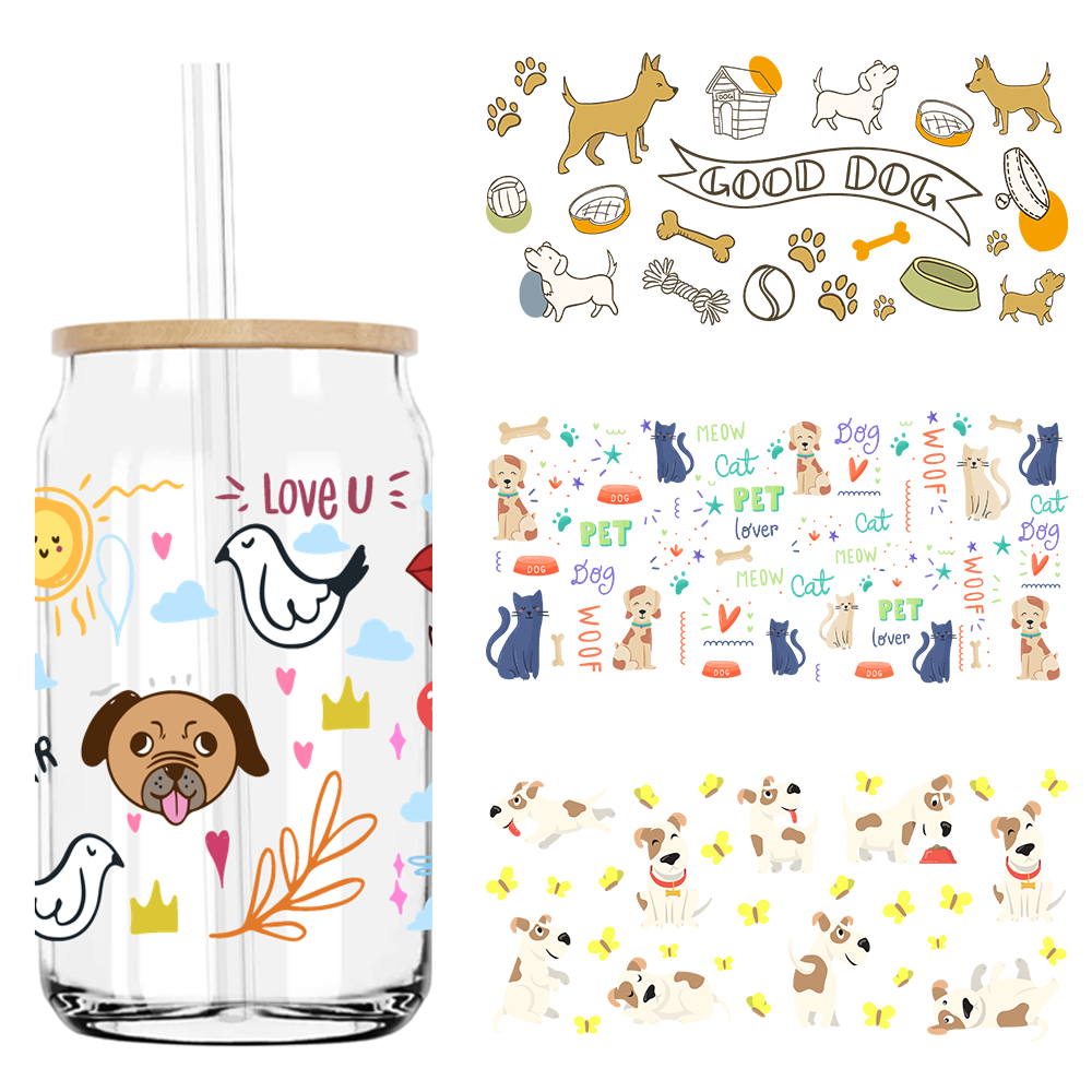 Cute Dog Treat Pet Life UV DTF - Embroidery H&M 评论和价格
