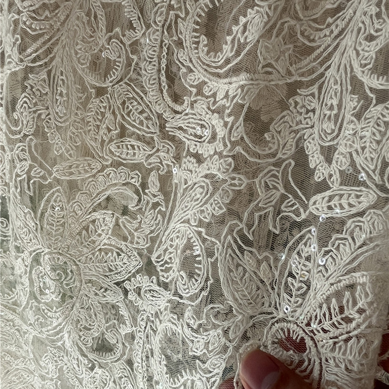 Sequins Floral Mesh Cotton Emb - Embroidery Web 评论和价格
