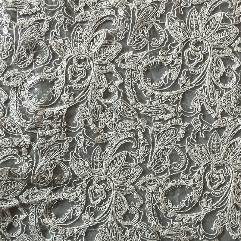 Sequins Floral Mesh Cotton Emb - Embroidery Web 评论和价格