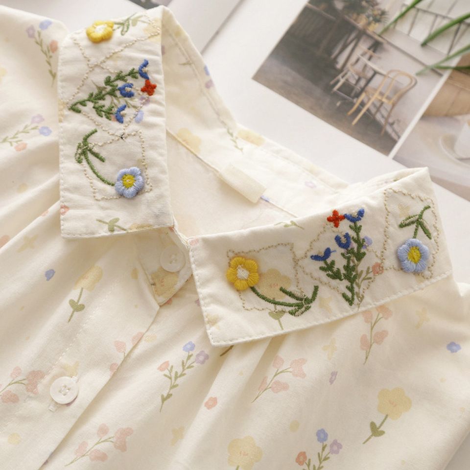 Clearance sale of summer flora - Embroidery Men Shirt 评论和价格
