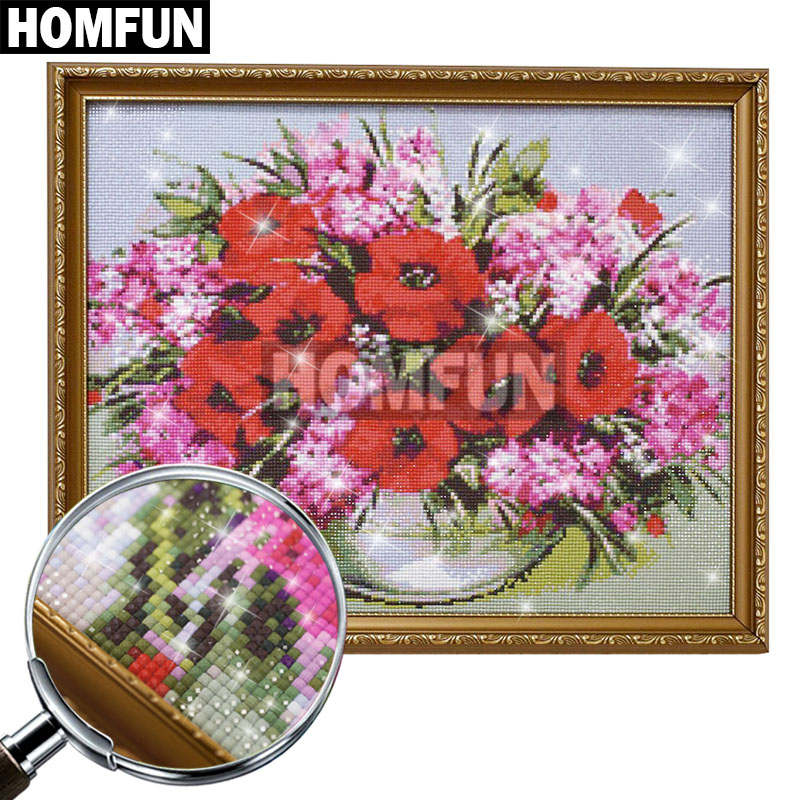 HOMFUN Full Diamond Embroidery - Embroidery Roll Pattern 评论和价格