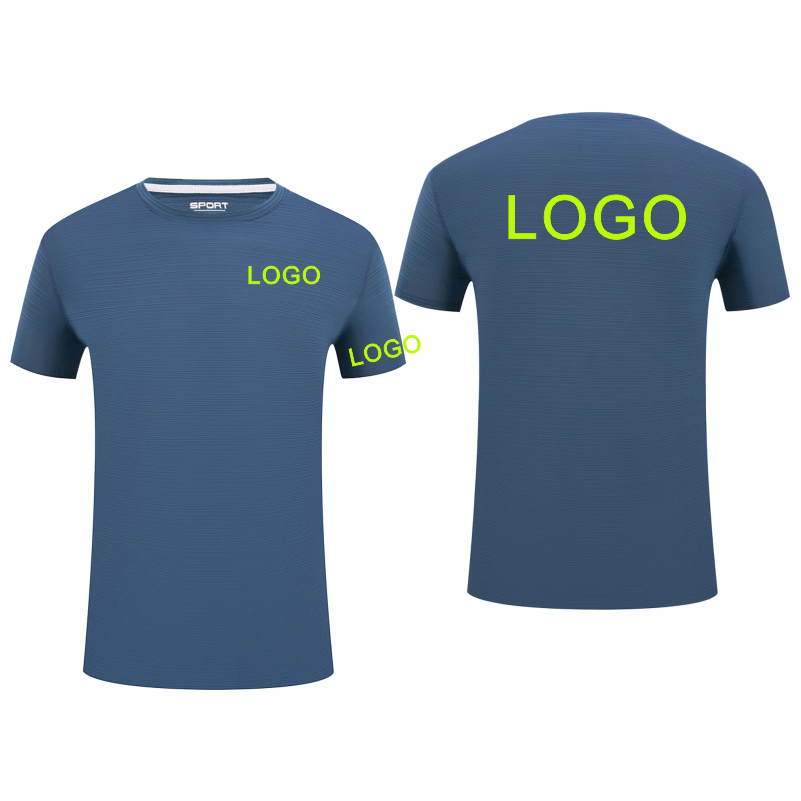 LOGO Customized Round Neck Sho - Embroidery Men Shirt 评论和价格