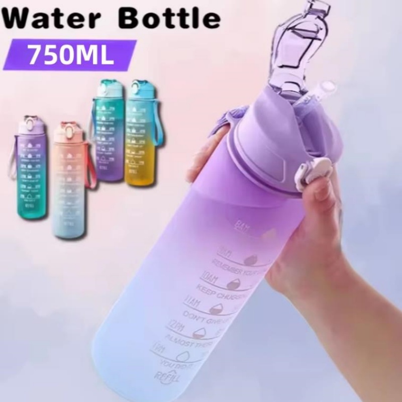 750ML Sports Water Bottle with - Embroidery Water 评论和价格