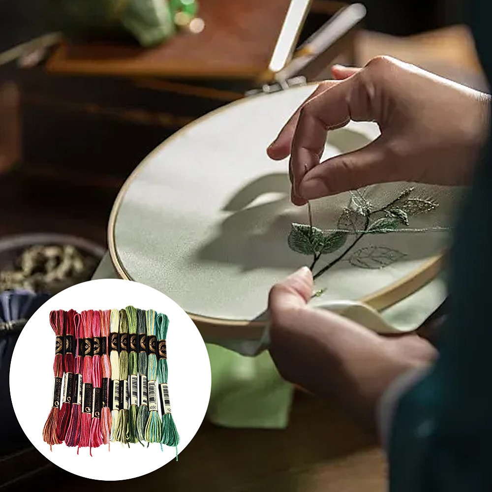 105 Yards Stitch Floss Embroid - Embroidery Stitches 评论和价格